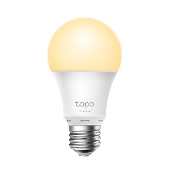Chytrá žárovka TP-Link Tapo L510E E27, 8,7W, 230V, přes IP, stmívatelná, 2700K