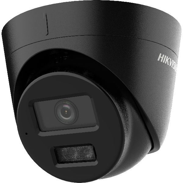DS-2CD1343G2-LIU(2.8mm)(BLACK) 4 MPix IP Turret Smart Hybrid Light kamera; IR/LED 30m, Mikrofon, IP67, černá