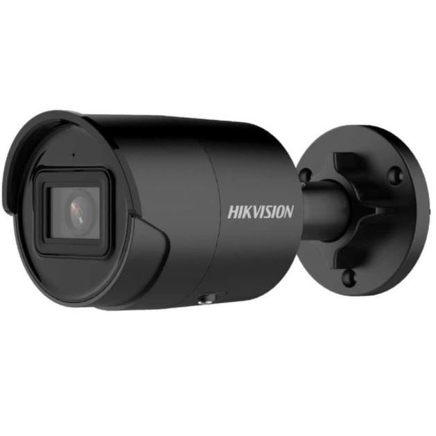 DS-2CD2043G2-IU(BLACK)(2.8mm) 4MPix IP Bullet kamera; IR 40m, mikrofon, IP67, černá