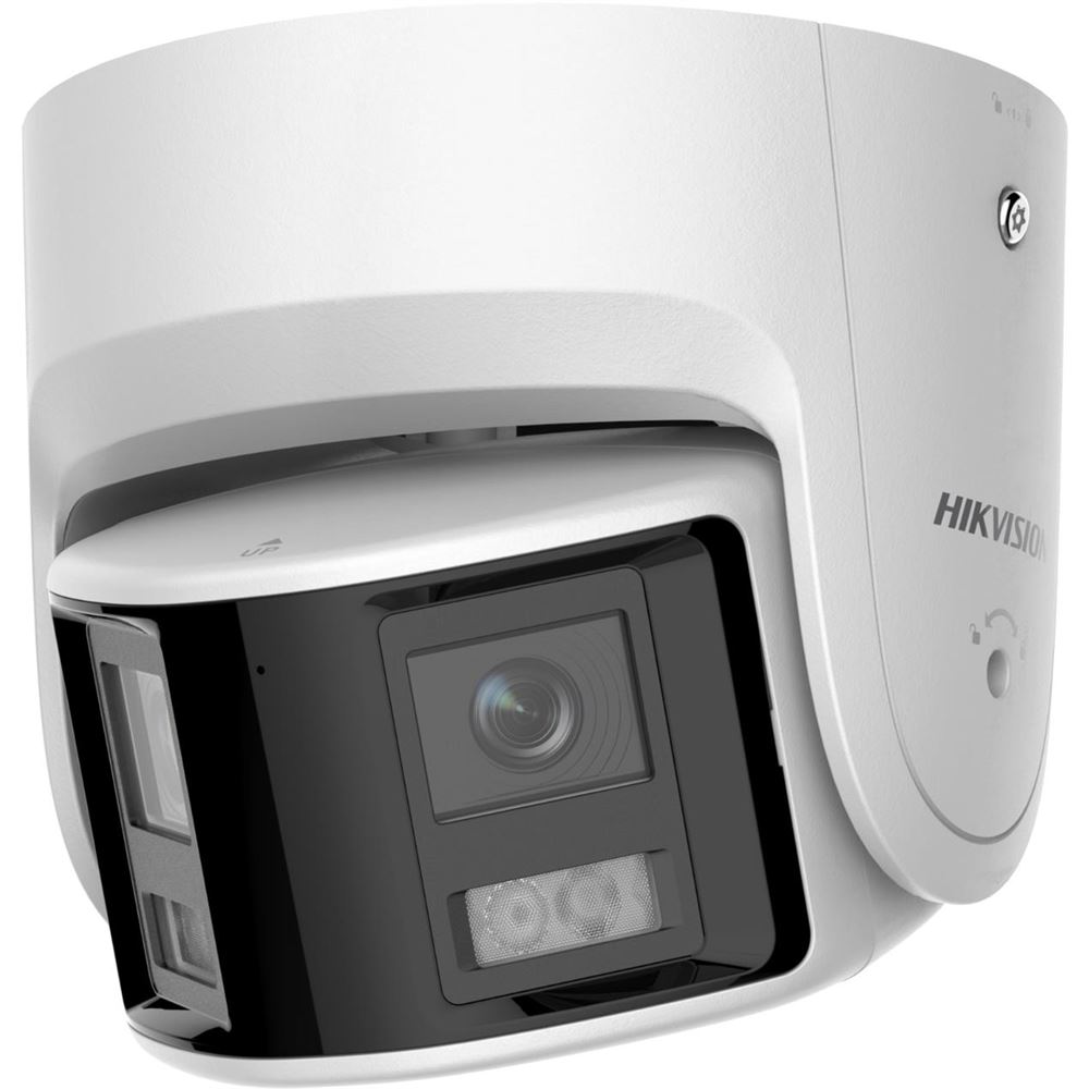 DS-2CD2346G2P-ISU/SL(2.8mm)(C) 4MPix IP Turret AcuSense panoramatická kamera; IR 30m, WDR 120dB, Audio, Alarm, Mikrofon