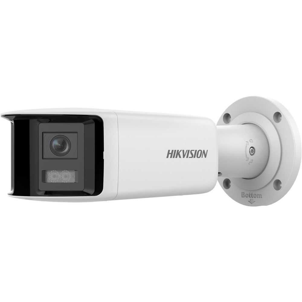 DS-2CD2T46G2P-ISU/SL(2.8mm)(C) 4MPix IP AcuSense panoramatická kamera; IR 40m, WDR 120dB, Audio, Alarm, Mikrofon, Blikač