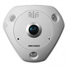 DS-2CD6365G0-IS(1.27mm)(B)(O-STD) 6MPix IP Fisheye kamera; IR 15m, Audio, Alarm, mikrofon, reproduktor, heater