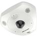 DS-2CD6365G0-IVS(1.27mm)(B)(O-STD) 6MPix IP Fisheye kamera; IR 15m, Audio, Alarm, mikrofon, reproduktor, IP67, IK10