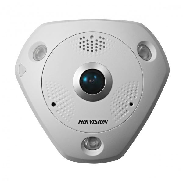DS-2CD63C5G0-IS(1.29mm)(B)(O-STD) IP Fisheye kamera; IR 15m, Audio, Alarm, mikrofon, reproduktor