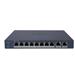 DS-3E1510P-EI/M(B) Smart managed switch 8x Gb PoE + 2x Gb Uplink RJ-45, 80W, Super PoE - dosah až 300m
