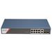 DS-3E1512HP-SI-8P2T2F Smart managed switch 8x Gb PoE + 2xGb SFP Uplink + 2xGb RJ-45, 130W, Super PoE - dosah až 300m