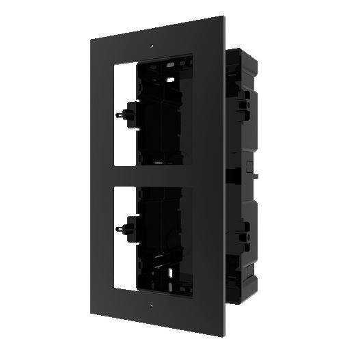 DS-KD-ACF2/Black 2- rámeček interkomu pro zápustnou montáž; černý