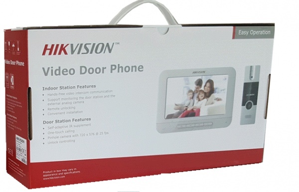 DS-KIS202 kit videotelefonu, analog. 4-drát, bytový monitor + dveřní stanice