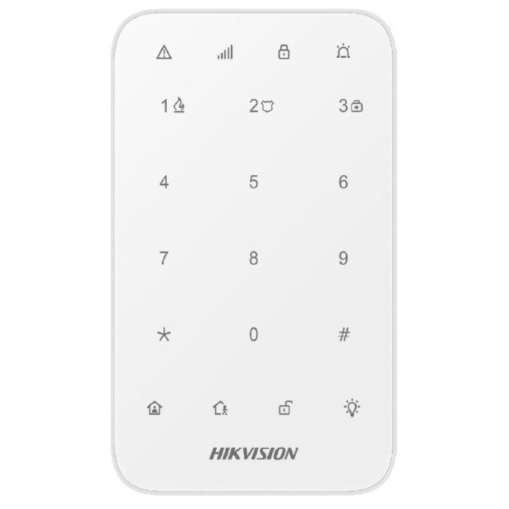DS-PK1-E-WE AX PRO bezdrátová dotyková klávesnice