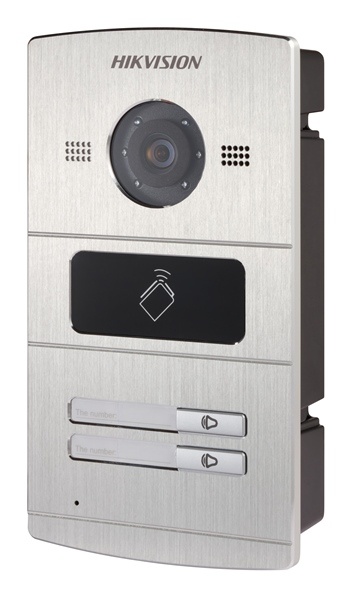 IP dveřní interkom, 2-tlačítkový, 1,3MPx kamera