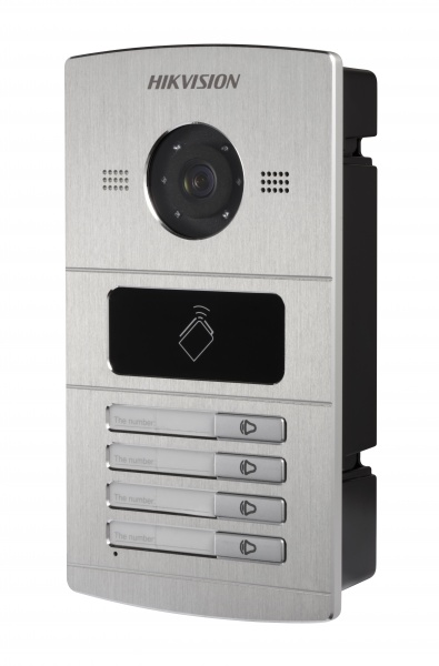 IP dveřní interkom, 4-tlačítkový, 1,3MPx kamera