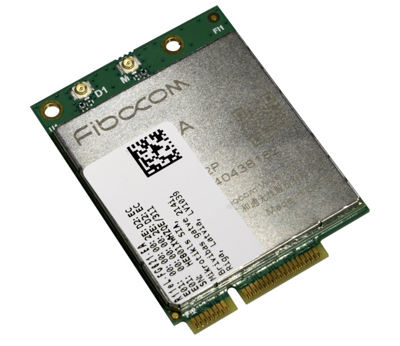 Karta Mikrotik R11eL-FG621-EA miniPCi-e, 3G/LTE, 2x u.Fl