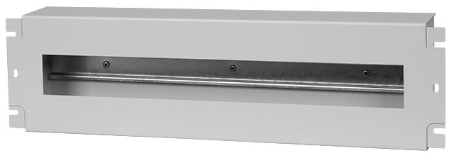 Lexi-Net Basic Lišta 19" 3U jističová DIN - 22 modulů - šedý