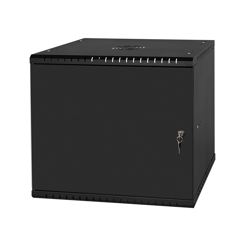 LEXI-Net Basic Rozvaděč nástěnný 19" 9U 520x450, dveře plech, černý