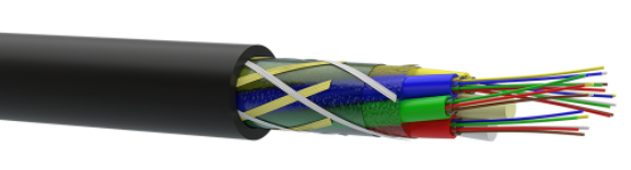 LEXI-Net GYBW-24FSM 2x12 vl. optický kabel BLOWN OS2 9/125 G.657A1 HDPE Fca