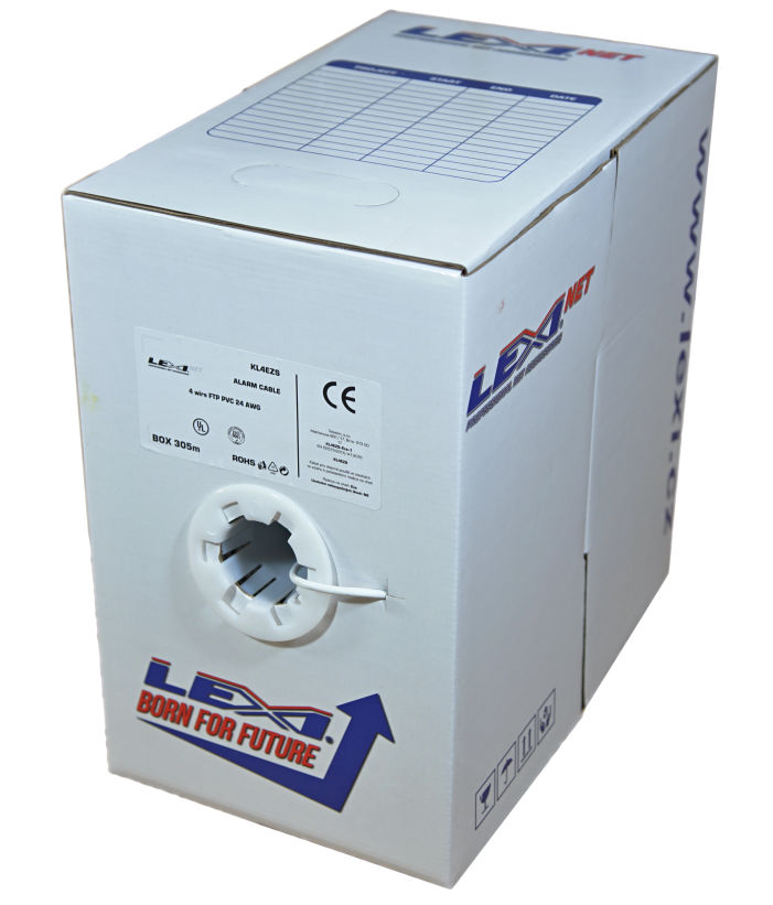 LEXI-Net instalační kabeI Cat 5e FTP PVC licna (Fca) 305m box šedý