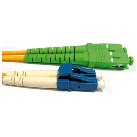Lexi-Net optický patch kabel 09/125, SC(APC)-LC(PC), 2m duplex