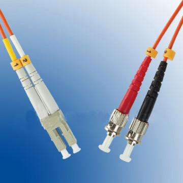 LEXI-Net Patch kabel 50/125, LC-ST, 1m duplex