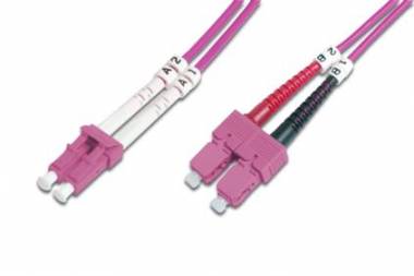 LEXI-Net Patch kabel 50/125, SC-LC OM4, 10m duplex