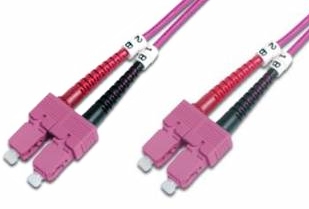 LEXI-Net Patch kabel 50/125, SC-SC OM4, 2m duplex