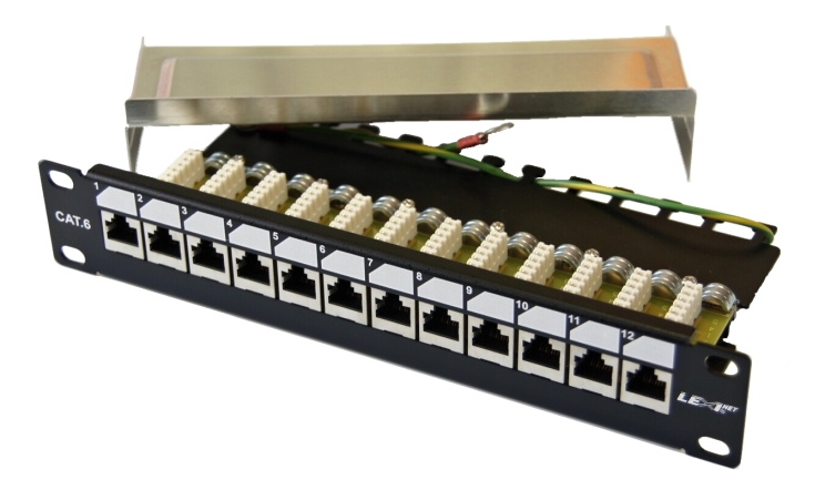 LEXI-Net Patch panel EXCLUSIVE 12 ports CAT 6 FTP 10"