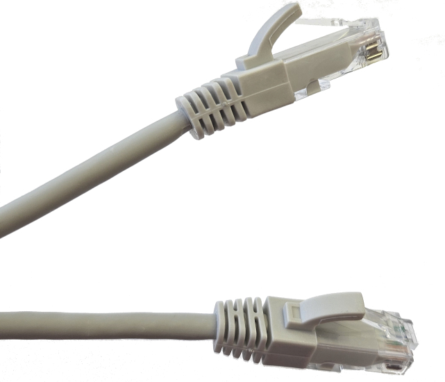 Patch kabel 6 UTP PVC 26AWG Měď - šedý 1,5m