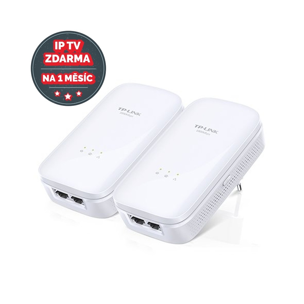Powerline ethernet TP-Link TL-PA7020 KIT starter kit, adaptér (1000 Mbps)