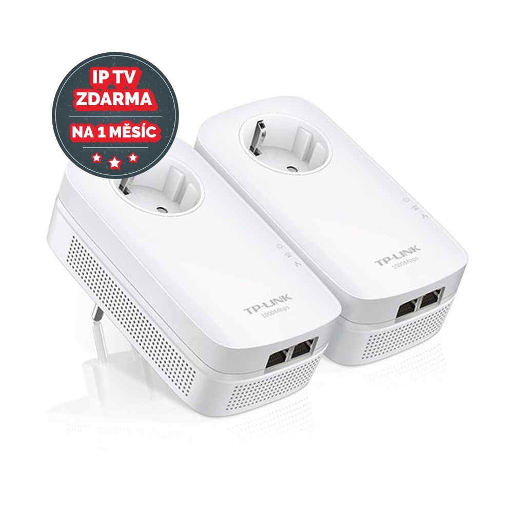 Powerline ethernet TP-Link TL-PA7020P KIT starter kit, adaptér (1000 Mbps)