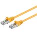 Premiumcord Patch kabel CAT6a S-FTP, RJ45-RJ45, AWG 26/7 1m žlutá