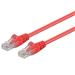 PremiumCord Patch kabel UTP RJ45-RJ45 CAT6 1,5m červená