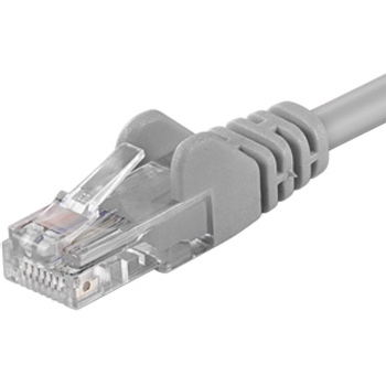 PremiumCord Patch kabel UTP RJ45-RJ45 CAT6 2m šedá