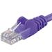 PremiumCord Patch kabel UTP RJ45-RJ45 level 5e 0.25m fialová