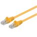 PremiumCord Patch kabel UTP RJ45-RJ45 level 5e 0.25m žlutá