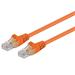 PremiumCord Patch kabel UTP RJ45-RJ45 level 5e 1,5m oranžová