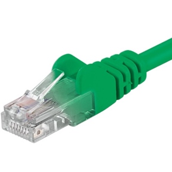 PremiumCord Patch kabel UTP RJ45-RJ45 level 5e 1m zelená
