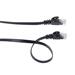 PremiumCord Plochý patch kabel UTP RJ45-RJ45 CAT6 2m černá
