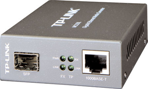 Převodník TP-Link MC220L Transceiver, 1000TX/1000FX, poškozený obal