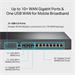 Router TP-Link ER8411 VPN 8x GWAN/Lan, 1x SFP GWAN/LAN, 2x 10GSFP WAN/LAN, 2x USB, Omáda SDN