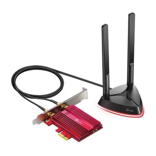 Síťová karta TP-Link Archer TX3000E AX 3000, WiFi 6, Bluetooth, 574Mbps 2,4GHz/ 2402Mbps 5GHz, PCI-e
