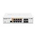 Switch Mikrotik CRS112-8P-4S-IN with QCA8511 128MB, 8xGLAN w PoE-out, 4xSFP, ROS L5, desktop case, PSU