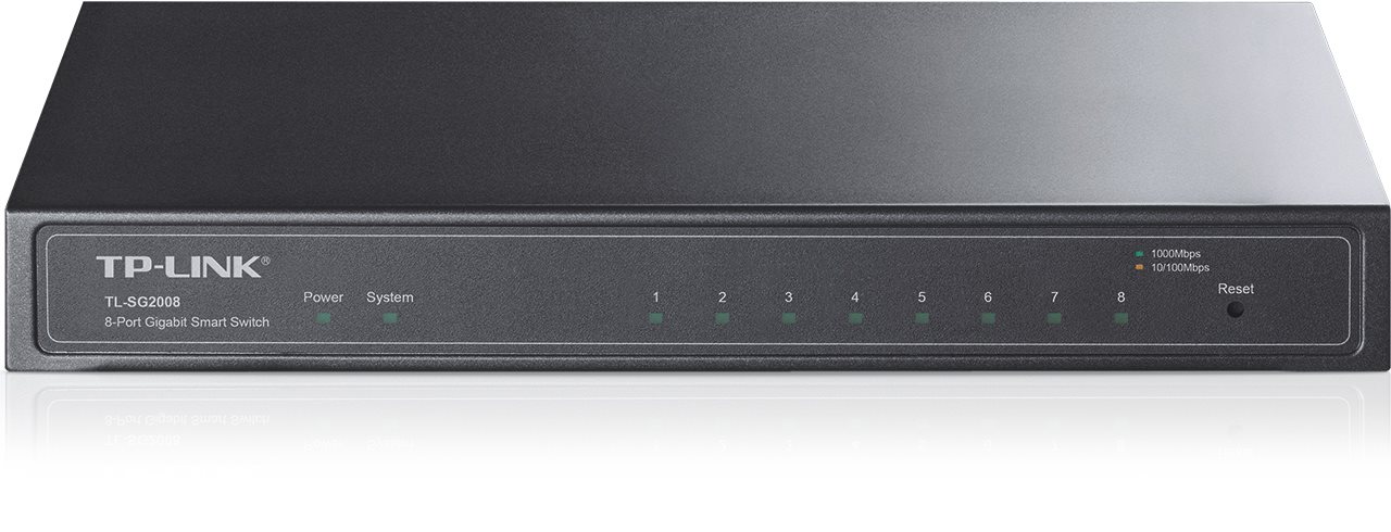 Switch TP-Link TL-SG2008 smart, 8x GLAN, Omáda SDN