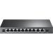Switch TP-Link TL-SL1311P 8x LAN/PoE+, 2x GLAN, 1x SFP , 65W