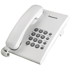 Telefon KX-TS500FXW bílý