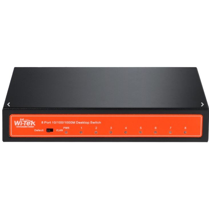 WI-SG108 8x Gigabit Steel Case Desktop Ethernet switch