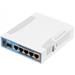 WiFi router Mikrotik RB962UiGS-5HacT2HnT hAP ac 5x GLAN, 2.4+5Ghz, 802.11b/g/n/ac, ROSL4, USB, 1x SFP
