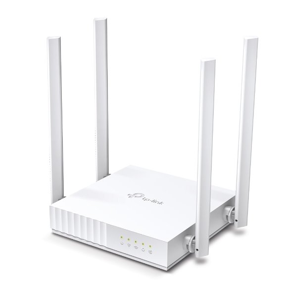 WiFi router TP-Link Archer C24 AC750 dual AP/router, 4x LAN, 1x WAN/ 300Mbps 2,4/ 433Mbps 5GHz