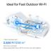 WiFi router TP-Link Deco X50-Outdoor(1-pack) venkovní AP, 1x GLAN, 1x GLAN s PoE, 2,4/5 GHz, AX3000