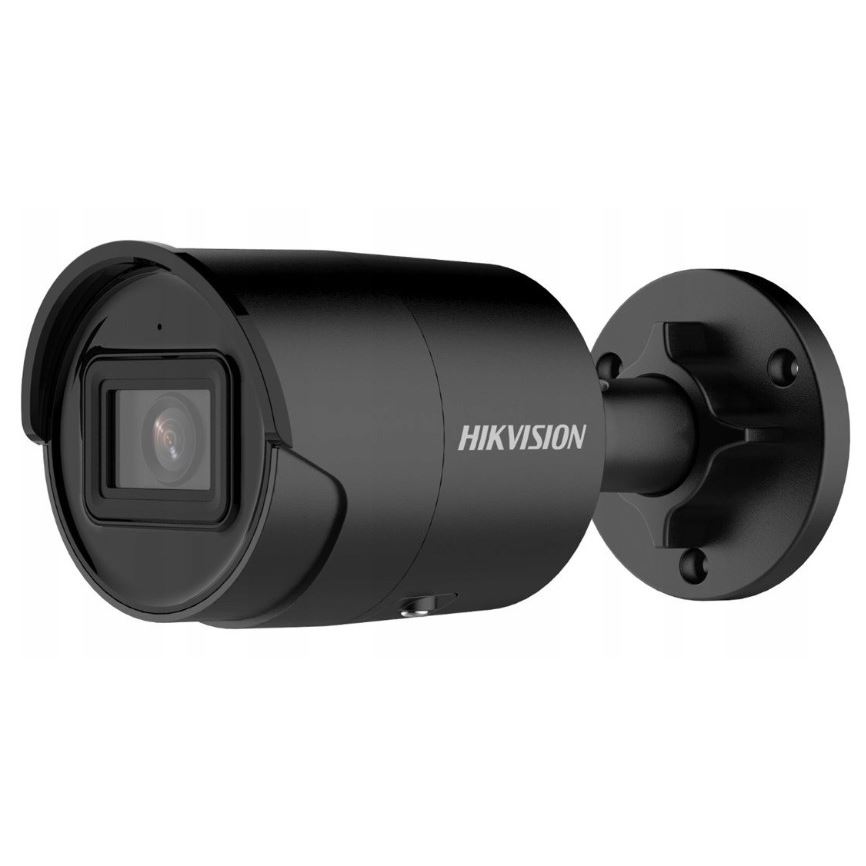 DS-2CD2086G2H-IU(2.8mm)(eF)/BLACK 8MPix IP Bullet AcuSense kamera; IR 40m, mikrofon, IP67, černá