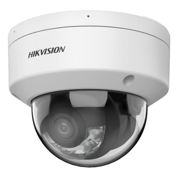 DS-2CD2167G2H-LISU(2.8mm)(eF) 6MPix IP Dome Hybrid ColorVu AcuSense kamera; LED/IR 30m, WDR 130dB,audio, alarm, IP67, IK10