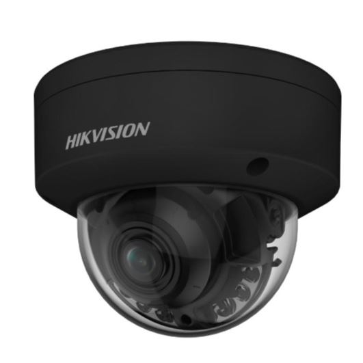 DS-2CD2767G2HT-LIZS(2.8-12)/eF/BLK 6MPix IP Dome Hybrid ColorVu AcuSense kamera; LED/IR 40m, WDR 130dB, Audio, Alarm, IP67, IK10,